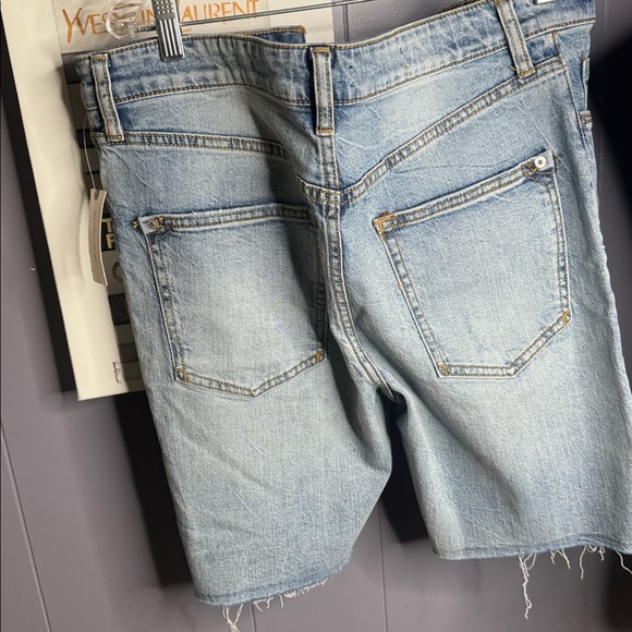 Anthropologie Light Blue Denim Shorts - Picture 5 of 5